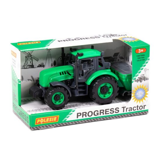 Τρακτέρ Progress Friction Powered Fertilizer Tractor, Green 91239 4810344091239 3+ - Polesie