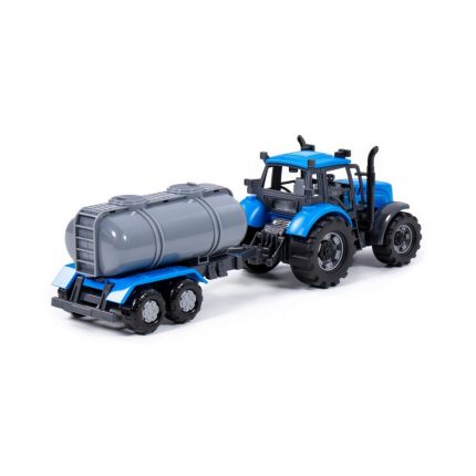 Τρακτέρ Progress Friction Powered Tank Tractor, Blue 91550 4810344091550 3+ - Polesie