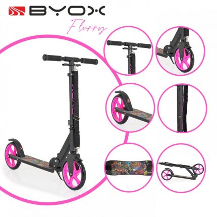 Byox Πατίνι Scooter Flurry Pink 3800146228217