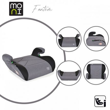 Moni Κάθισμα Αυτοκινήτου Booster Fantom i-size Graphite 22-36kg 3801005151240