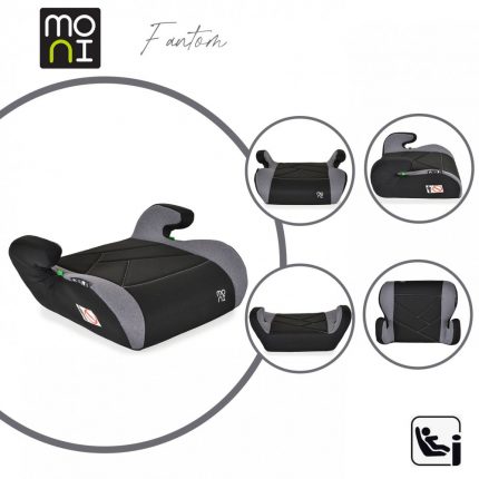 Moni Κάθισμα Αυτοκινήτου Booster Fantom i-size Βlack-Grey 22-36kg 3801005151264
