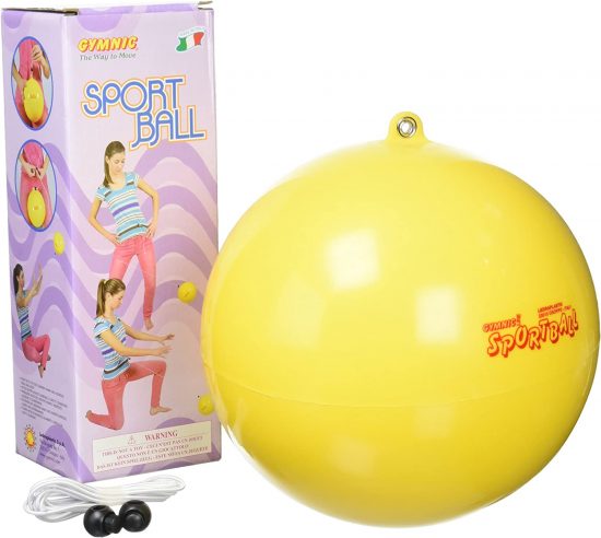 Μπάλα Γυμναστικής Κίτρινη Sportball 20 εκ. 8.091 4+- Gymnic