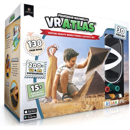Abacus Brands VR Atlas Επιστημονικό σετ εικονικής πραγματικότητας του καθηγητή Maxwell – Πλήρης Έκδοση – Περιλαμβάνει Γυαλιά VR 8+ - Abacus Brands