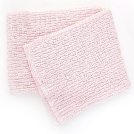 Βρεφική Κουβέρτα Πορτογαλίας 100% Cotton Ροζ (80x90cm) - Maricarmo
