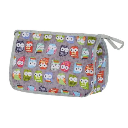 Νεσεσέρ Καλλυντικών Κουκουβάγιες Grey (26x18x11cm) - My Bag's