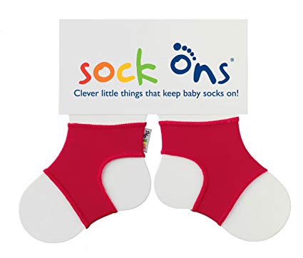 Για να μην βγάζει τις κάλτσες του (0-6 μηνών) Κόκκινο - Sock Ons