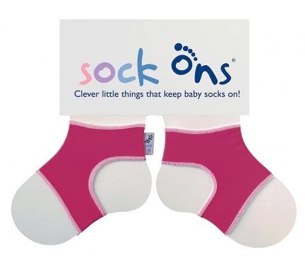 Για να μην βγάζει τις κάλτσες του (6-12 μηνών) Φούξια - Sock Ons