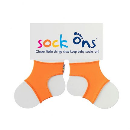 Για να μην βγάζει τις κάλτσες του (6-12 μηνών) Πορτοκαλί - Sock Ons