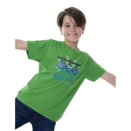 Star Wash Boys T-Shirt Πράσινο - Nafar