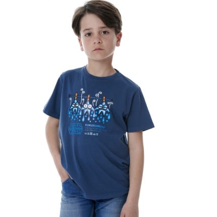 Star Wash Boys T-Shirt Μπλε Σκούρο - Nafar