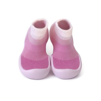 Step Ons - Καλτσοπαπουτσάκια Ροζ Ριγέ - Sock Ons