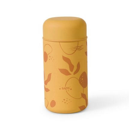 Θερμός Φαγητού Leaves Ochre 500ml - Saro