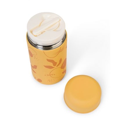 Θερμός Φαγητού Leaves Ochre 500ml - Saro