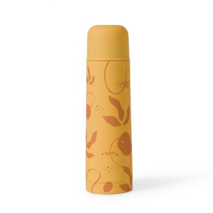 Θερμός Υγρών Leaves Ochre 500ml - Saro