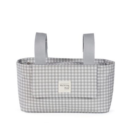 Τσαντάκι Organizer Καροτσιού I Love Vichy Grey - Walking Mum