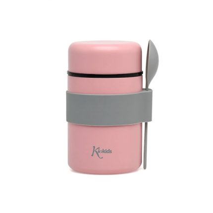 Βρεφικό Θερμός Φαγητού με Κουταλάκι 500ml Ροζ - Kiokids