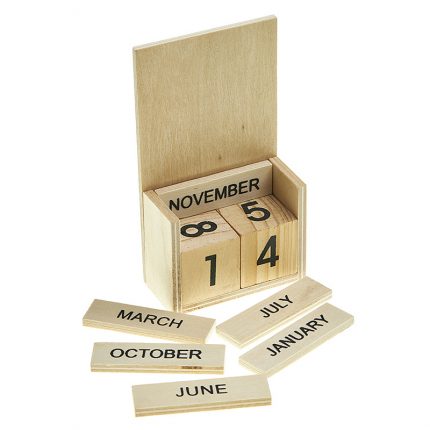 Μπομπονιέρα Ξύλινο Ημερολόγιο (3x6,5x9,5cm) | NU2338