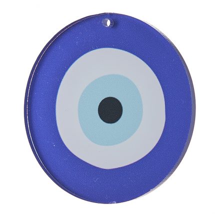 Πλέξι με Εκτύπωση Μπλε Μάτι (7cm) Κ612