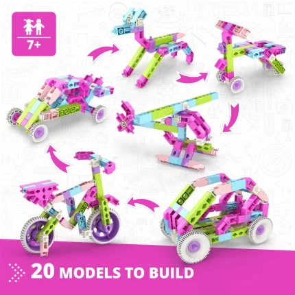 Παιχνίδι Κατασκευών Maker Girl (20 μοντέλα) 321.021# 7+ - Engino