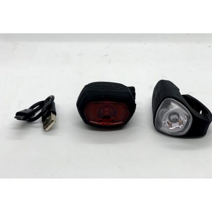 Byox Φως Ποδηλάτου Εμπρόσθιο και Οπίσθιο XC-185186, USB επαναφορτιζόμενο 3800146216641