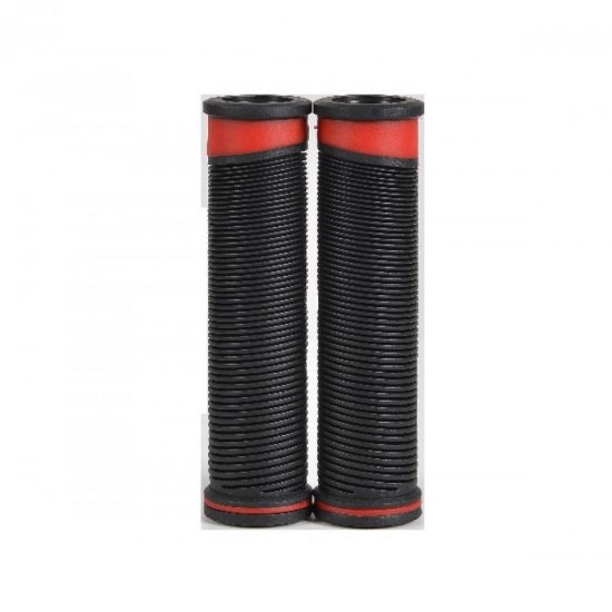 Byox Χειρολαβές Ποδηλάτου Grips HL-G125N, TPR L=128mm, Red 3800146216450