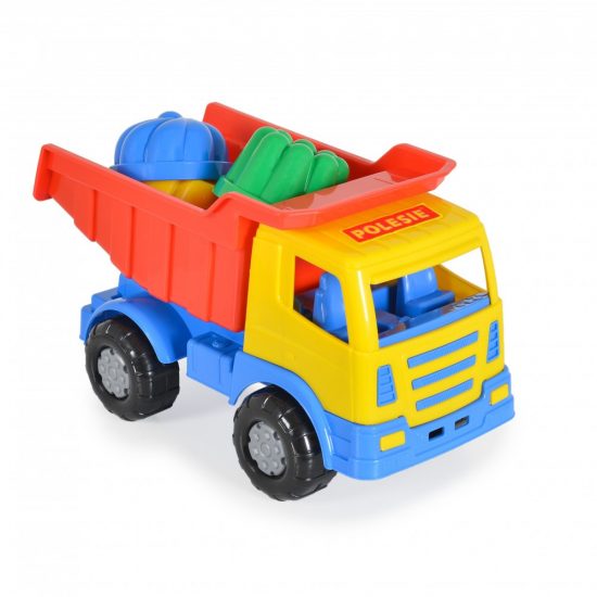 Σετ Παιχνίδια Παραλίας με Φορτηγό 7τμχ Mirage Truck Set 12m+ 4810344093226 - Polesie