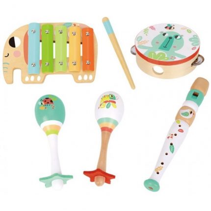 Ξύλινο Σετ Μουσικά Όργανα Music Instrument Set TF567 18m+ 6972633371113 - Tooky Toy