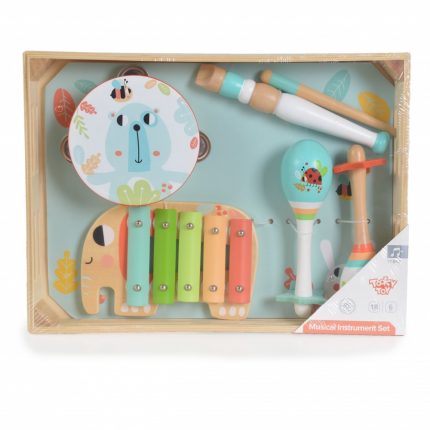 Ξύλινο Σετ Μουσικά Όργανα Music Instrument Set TF567 18m+ 6972633371113 - Tooky Toy