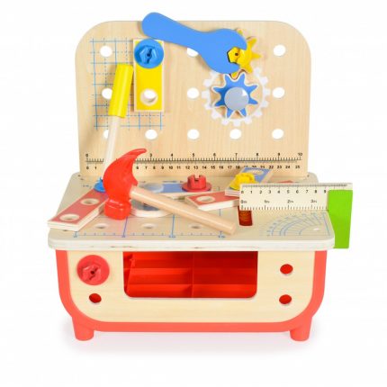 Ξύλινος Πάγκος με Εργαλεία Work Bench TF797 3+ 6972633371588 - Tooky Toy