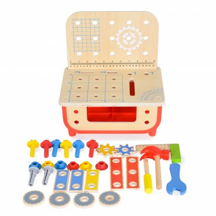 Ξύλινος Πάγκος με Εργαλεία Work Bench TF797 3+ 6972633371588 - Tooky Toy