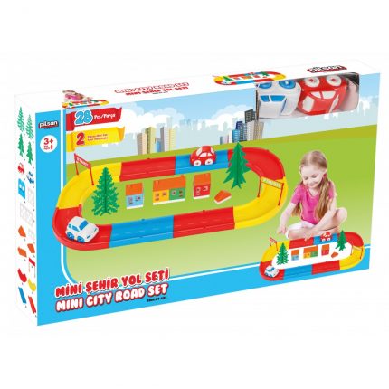 Πίστα Αυτοκινήτων Mini City Road Set 07826 8693461076855 3+ - Pilsan