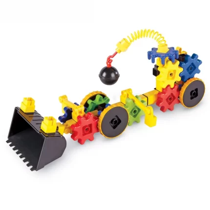 Εκπαιδευτικό Παιχνίδι STEM Gears! Gears! Gears! Οχήματα Κατασκευών με Γρανάζια Σετ 43τμχ WreckerGears 4+ - Learning Resources
