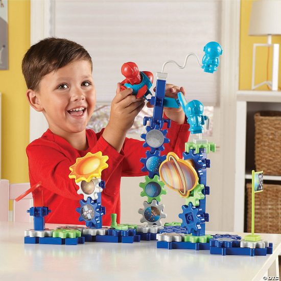 Εκπαιδευτικό Παιχνίδι STEM Gears! Gears! Gears! Διάστημα με γρανάζια 77τμχ Space Explorers 390.024#  4+ - Learning Resources