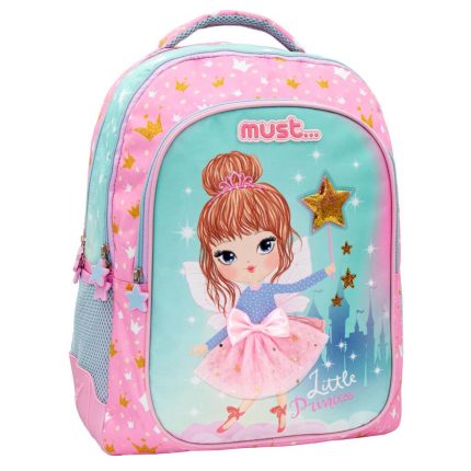 Σχολική Τσάντα Πλάτης Δημοτικού 3 Θήκες Little Princess Must (32x18x43εκ) 5205698599033
