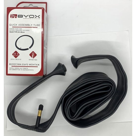 Byox Σαμπρέλα Ποδηλάτου Quick assembling butyl tube 27.5“*1.90/2.10 A/V 48mm 3800146215910