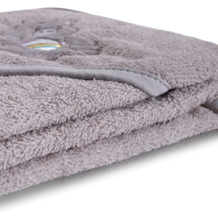 Cangaroo Βρεφική Πετσέτα Μπάνιου με Κουκούλα Hooded Towel Manny (76x76cm) Grey 3800146270056