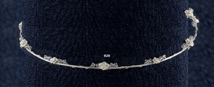 Ασημένια Στέφανα Γάμου Silver 925 | STS829 Georgiou