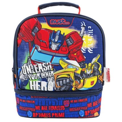 Τσαντάκι Φαγητού Ισοθερμικό Transformers Unlease Your Inner Hero Must (24x12x20εκ) 5205698605000