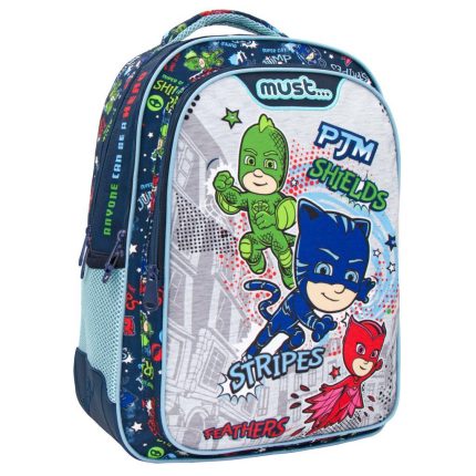 Σχολική Τσάντα Πλάτης Δημοτικού 3 Θήκες PJ Masks Anyone Can Be Hero Must (33x16x45εκ) 5205698584077