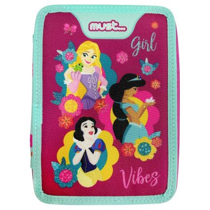 Κασετίνα Διπλή Γεμάτη Disney Princess Girl Vibes Must (15x21x5εκ) 5205698588228