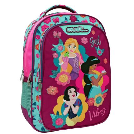 Σχολική Τσάντα Πλάτης Δημοτικού 3 Θήκες Disney Princess Girl Vibes Must (32x18x43εκ) 5205698584244