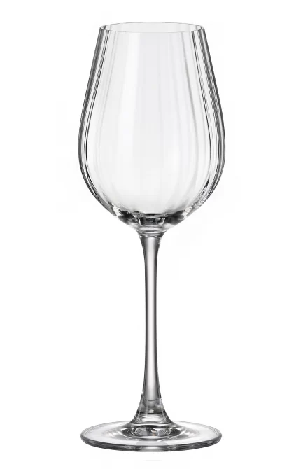 Κρυστάλλινο Ποτήρι Κρασιού Columba Optic από Κρύσταλλο Βοημίας || Bohemia