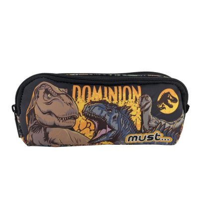 Κασετίνα Βαρελάκι με Φερμουάρ 2 Θήκες Jurassic Dominion Must (21x6x9εκ) 5205698600289