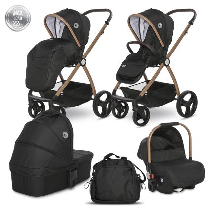 Lorelli Παιδικό Καρότσι Infinity 3 in 1 Black Diamonds 10021752304R