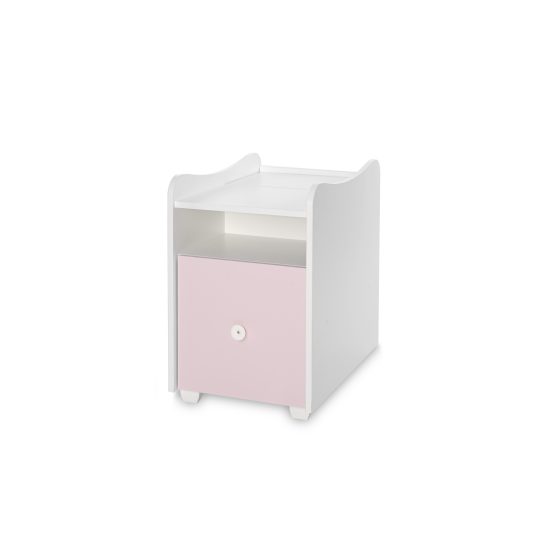 Lorelli Κρεβάτι Trend Plus New Μετατρεπόμενο White & Orchid Pink 10150400038A (κατάλληλο για στρώμα 110x62x12cm)
