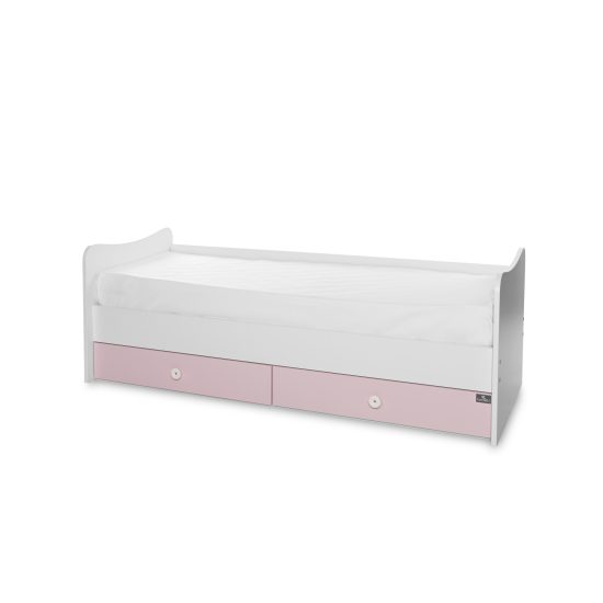 Lorelli Κρεβάτι Trend Plus New Μετατρεπόμενο White & Orchid Pink 10150400038A (κατάλληλο για στρώμα 110x62x12cm)