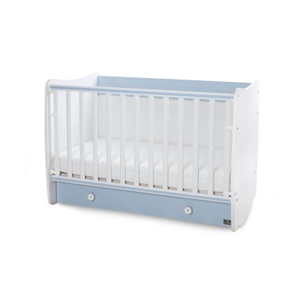 Lorelli Κρεβάτι Dream 60*120 Μετατρεπόμενο White & Baby Blue 10150420039A