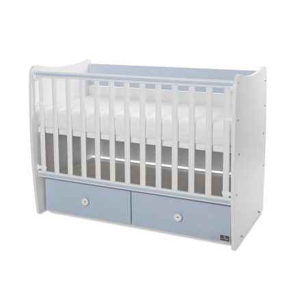 Lorelli Κρεβάτι MATRIX NEW 60x120 White & Baby Blue 10150490039A