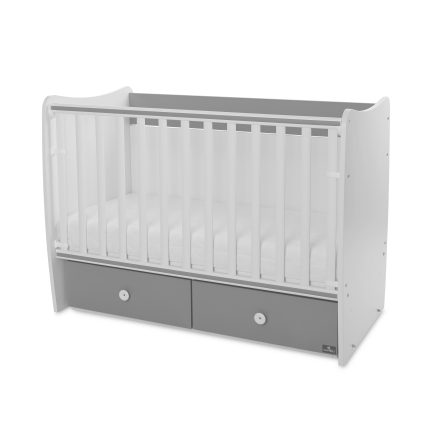 Lorelli Κρεβάτι MATRIX NEW 60x120 White & Stone Grey 10150490041A