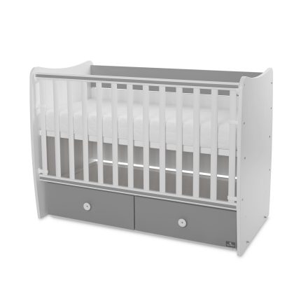 Lorelli Κρεβάτι MATRIX NEW 60x120 White & Stone Grey 10150490041A